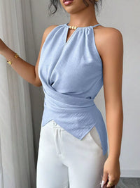 Halter Neck Crisscross Cami Thumbnail 9