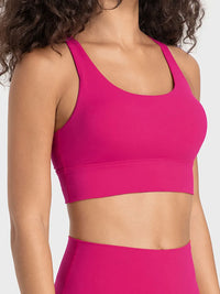 Millennia Crisscross Scoop Neck Active Tank Thumbnail 25