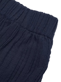Textured Tube Top & Wide Leg Pants Set Thumbnail 8