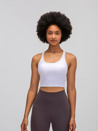 Millennia Scoop Neck Active Tank with Detachable Chest Pads Thumbnail 26