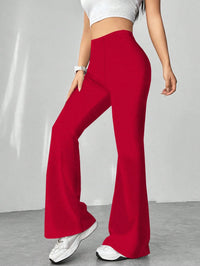 Retro Houndstooth High-Waist Bootcut Trousers Thumbnail 7
