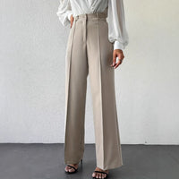 High-Waist Straight French Office Trousers Thumbnail 4