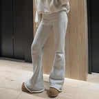 Low-Waist Flared Wide-Leg Pants WE4U
