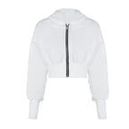 Hooded Zip Knit Cardigan Coat WE4U