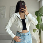 Hooded Zip Knit Cardigan Coat WE4U
