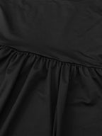Square-Neck Ruched Midi Dress WE4U
