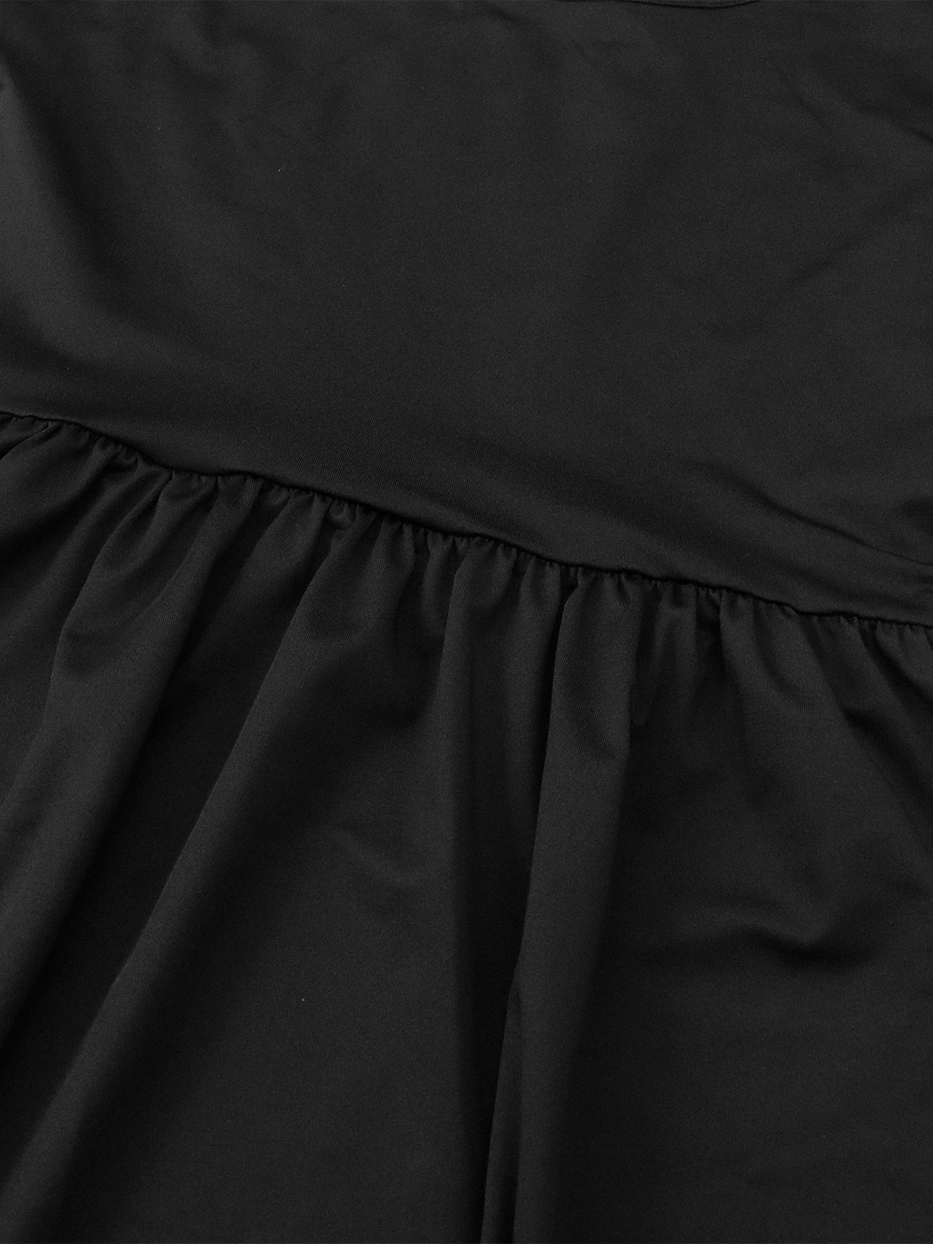 Summer Casual Square Collar Short Sleeve Dress Women Clothing