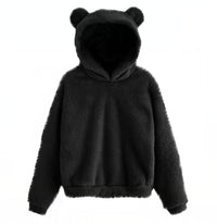 Fluffy Rabbit-Ear Hooded Top Thumbnail 10
