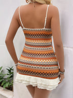Striped Knit Cami Slip Dress WE4U