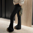 Low-Waist Flared Wide-Leg Pants WE4U