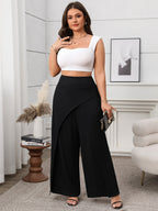 Solid Loose Wide-Leg Pants WE4U
