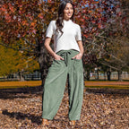 Corduroy Slim Harem Wide-Leg Pants WE4U