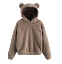 Fluffy Rabbit-Ear Hooded Top Thumbnail 3