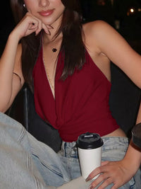 Halter Neck Ruched Cami Thumbnail 17
