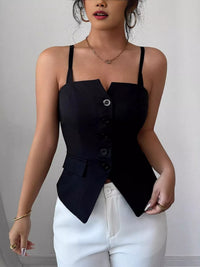 Button-Front Cami Top Thumbnail 1
