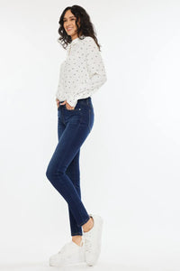 Kancan Mid Rise Super Skinny Jeans Thumbnail 6