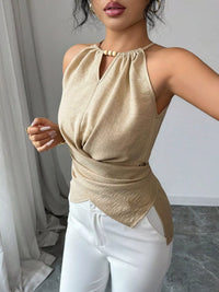 Halter Neck Crisscross Cami Thumbnail 3
