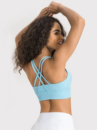 Millennia Crisscross Scoop Neck Active Tank Thumbnail 23