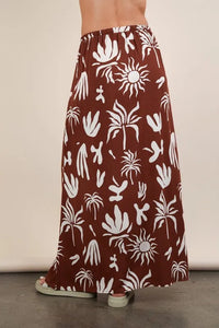 VERY J Printed Resort Midi Skirt Thumbnail 3