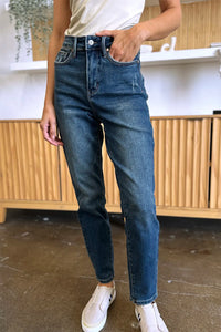 Judy Blue Full Size Tummy Control High Waist Slim Jeans Thumbnail 6