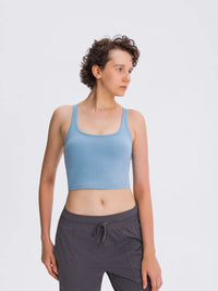 Millennia Scoop Neck Active Tank with Detachable Chest Pads Thumbnail 20