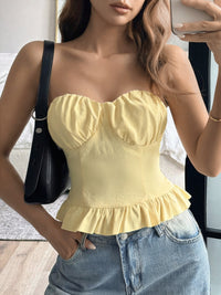 Ruffled Hem Tube Top Thumbnail 12