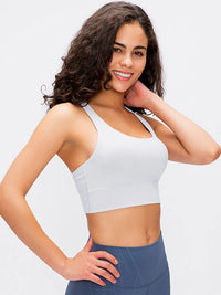 Millennia Crisscross Scoop Neck Active Tank Thumbnail 29