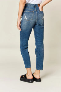 Judy Blue Full Size Tummy Control High Waist Slim Jeans Thumbnail 16