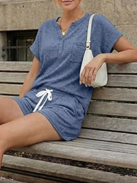 Short Sleeve Top and Shorts Set Thumbnail 3