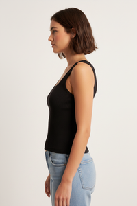 Ribbed Square Neck Tank Top Thumbnail 6
