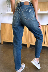 Judy Blue Full Size Tummy Control High Waist Slim Jeans Thumbnail 9