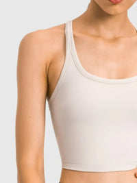 Millennia Scoop Neck Active Tank with Detachable Chest Pads Thumbnail 16