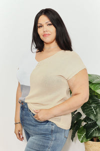 Color Block V-Neck Knit Top Thumbnail 9