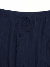 Textured Tube Top & Wide Leg Pants Set Thumbnail 10