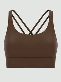 Millennia Crisscross Scoop Neck Active Tank Thumbnail 6