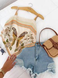 Parrot Print Cami Top Thumbnail 2