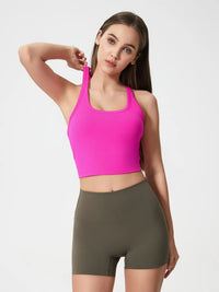 Millennia Scoop Neck Active Tank with Detachable Chest Pads Thumbnail 6
