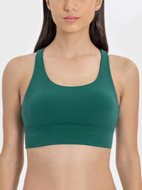Millennia Crisscross Scoop Neck Active Tank Thumbnail 7