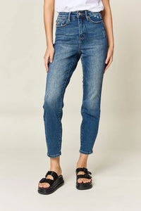 Judy Blue Full Size Tummy Control High Waist Slim Jeans Thumbnail 15