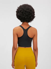 Millennia Scoop Neck Active Tank with Detachable Chest Pads Thumbnail 30