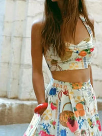 Printed Cami and Skirt Set Thumbnail 2