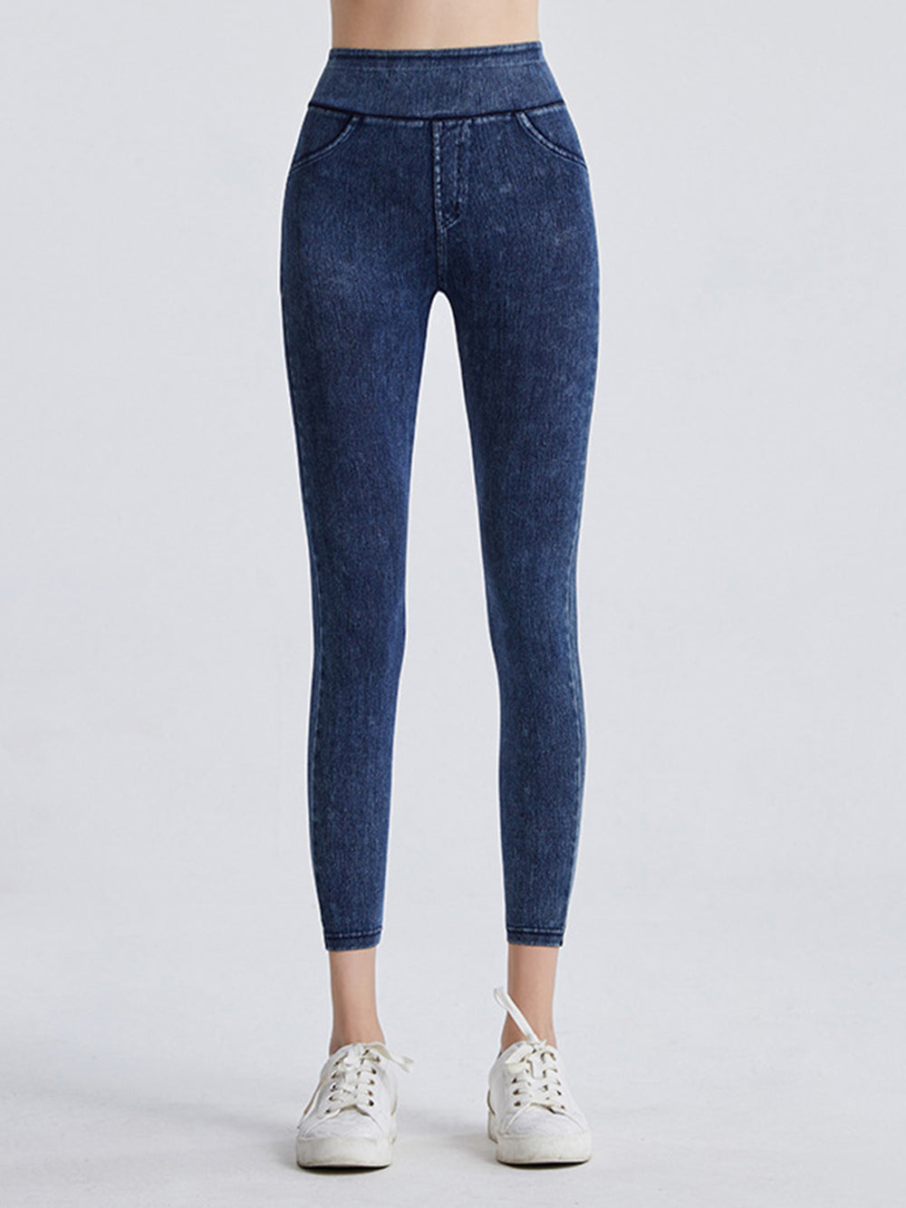 Wide Waistband Relaxed Sports Leggings