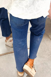 High Waist Straight Leg Jeans Thumbnail 3