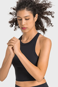 Millennia Racerback Cropped Sports Tank Thumbnail 12