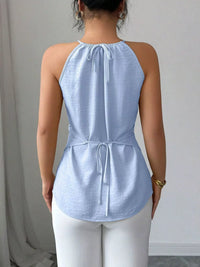 Halter Neck Crisscross Cami Thumbnail 10