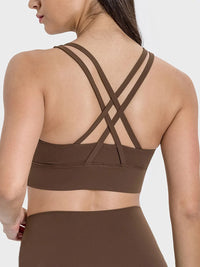 Millennia Crisscross Scoop Neck Active Tank Thumbnail 5