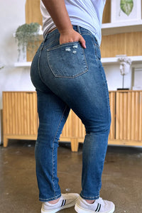 Judy Blue Full Size Tummy Control High Waist Slim Jeans Thumbnail 5