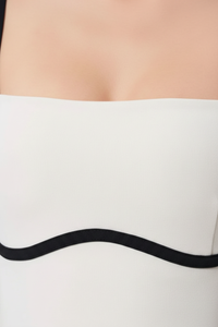 Millennia Contrast Trim Square Neck Active Cami with Detachable Chest Pads Thumbnail 14
